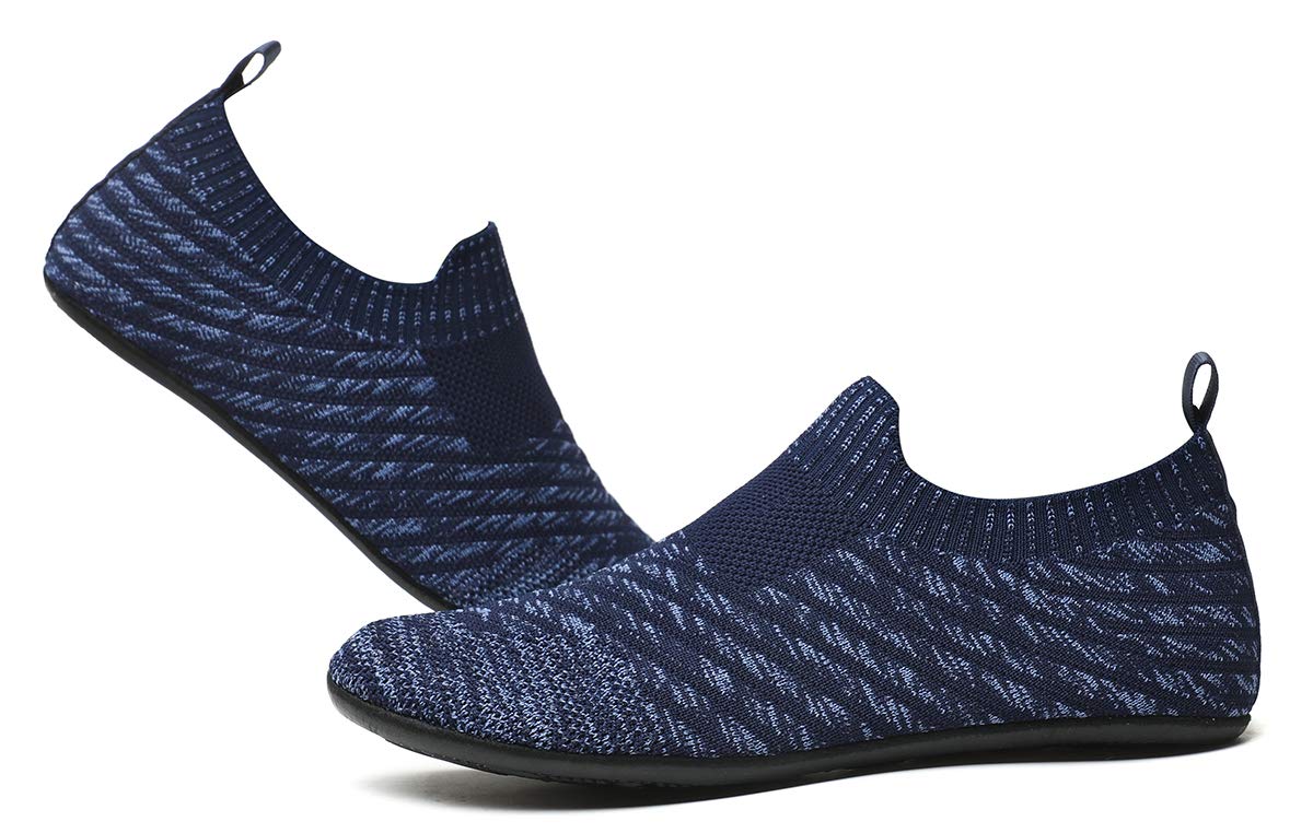 SLIPVEL Lightweight House Slippers - Non-Slip Indoor Home Yoga Shoes for Women & Men - Perfect for Relaxing at Home, Yoga Practice, and Spa Days
