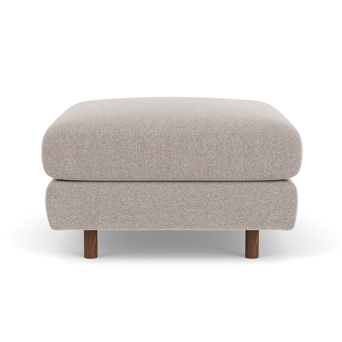 Dylan Fabric Ottoman - Soft and Stylish Footrest, Storage Bench, Living Room Accent Piece - Perfect for Small Spaces, Bedroom, or Lounge Area