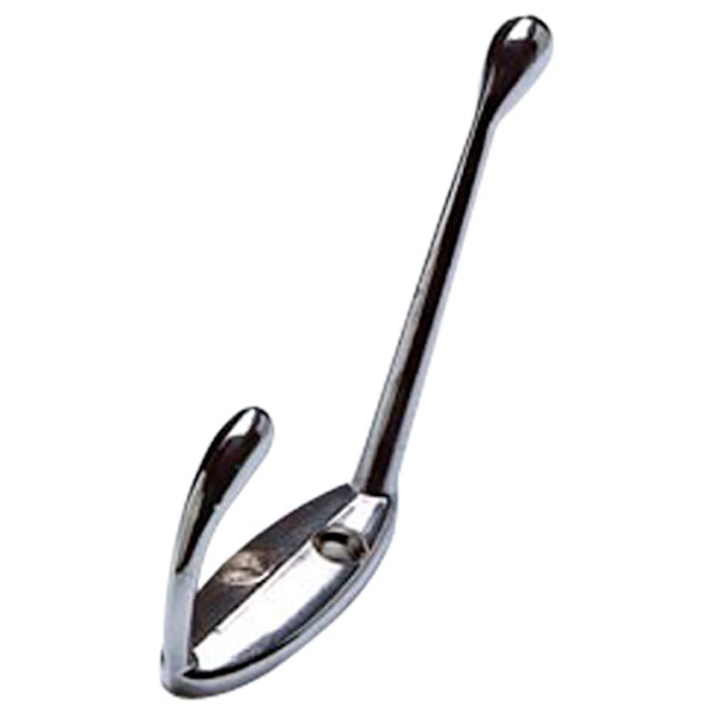 Merriway® BH01126 Chrome-Plated Wall Hooks for Hats & Coats – 2 Pack Set – Perfect for Entryway, Mudroom, Bathroom & Closet Organization