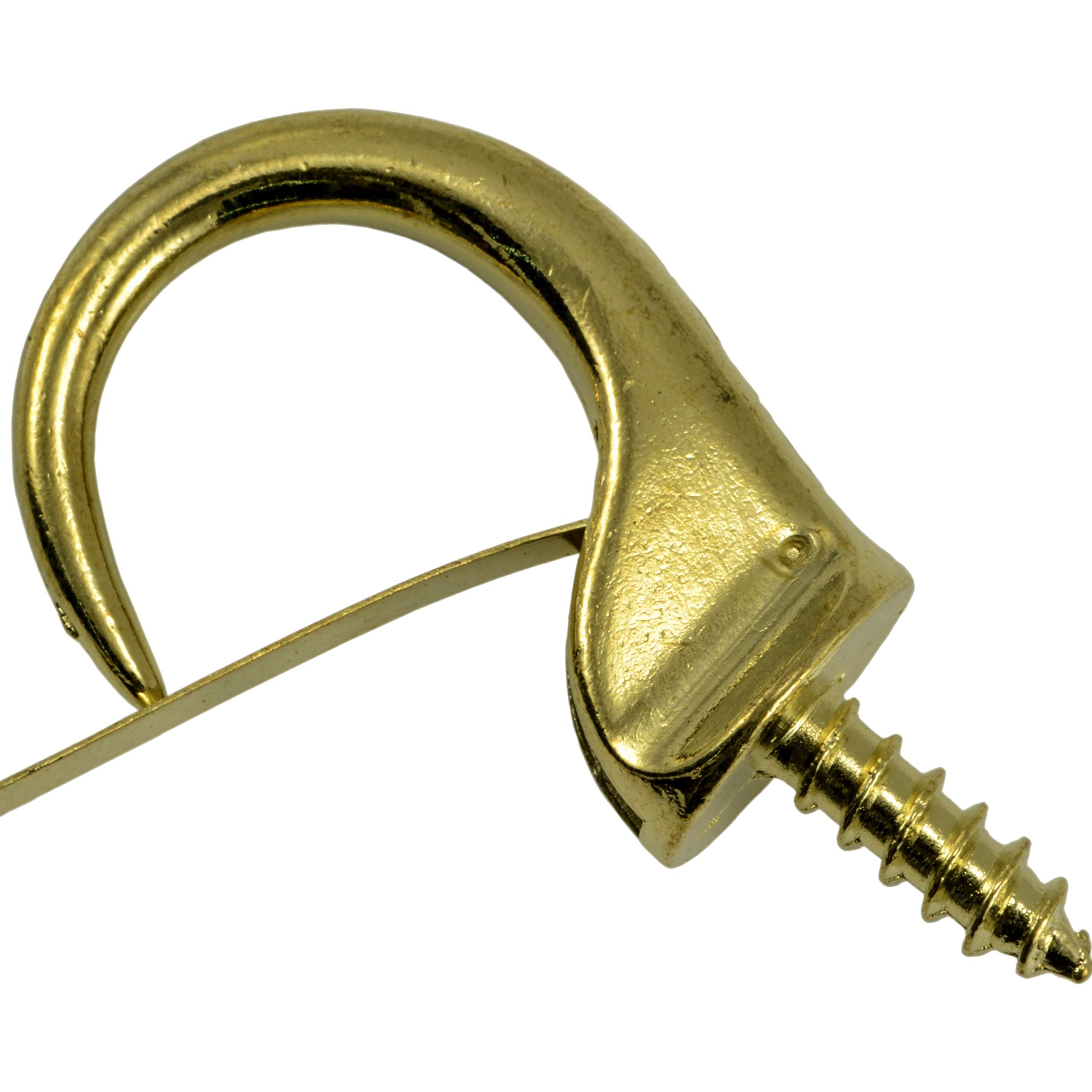 014973155537 Heavy Duty Safety Cup Hooks 1-1/4 Inch (10 Pack) - Perfect for Hanging Mugs, Plants & Decor in Kitchen, Bathroom or Garage