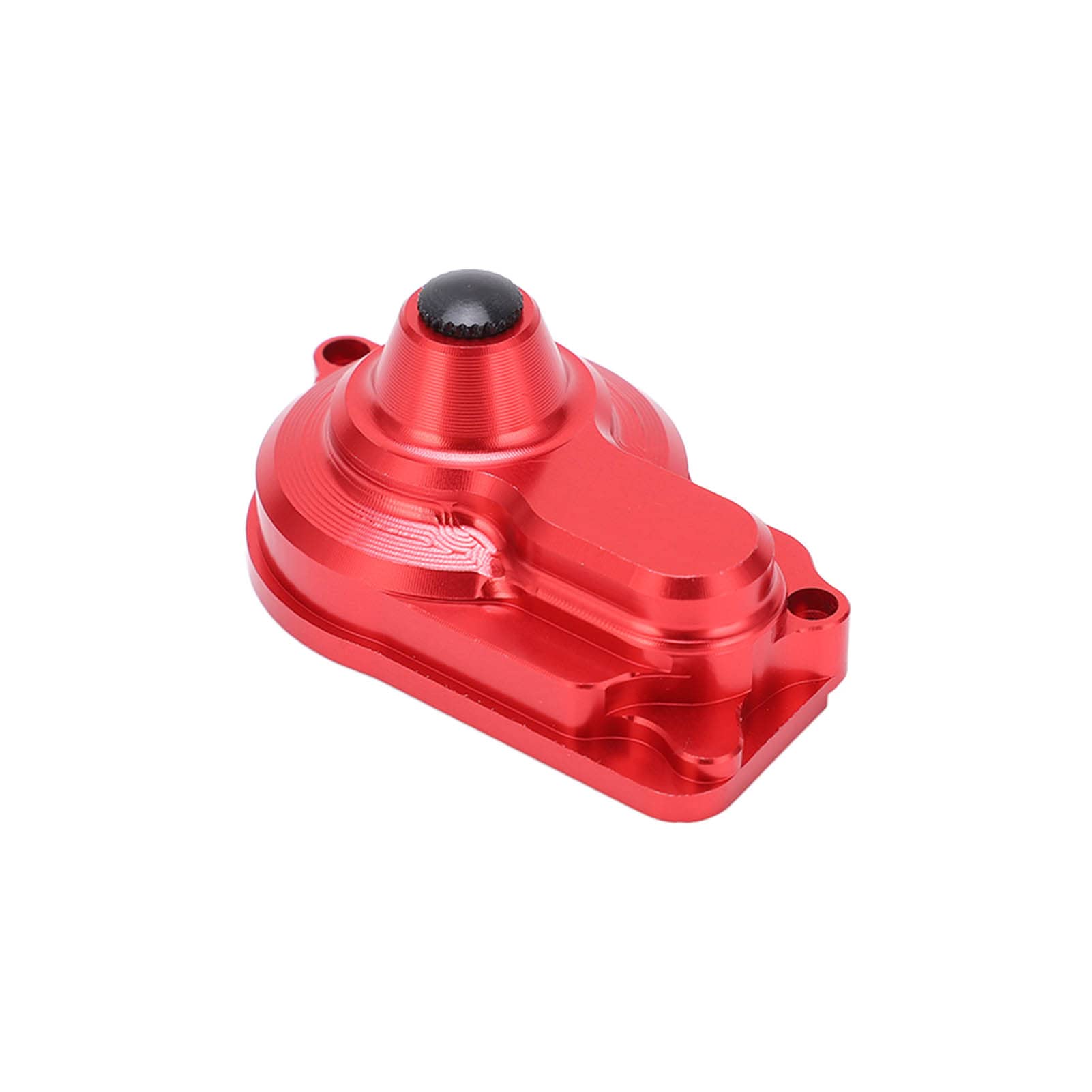 Drfeify RC Aluminum Rear Main Gear Cover - Compatible with LOSI Mini-T 2.0 2WD 1/18 RC Stadium Truck - Durable Gear Box Case (Red) - Perfect for Off-Road Racing and RC Car Upgrades