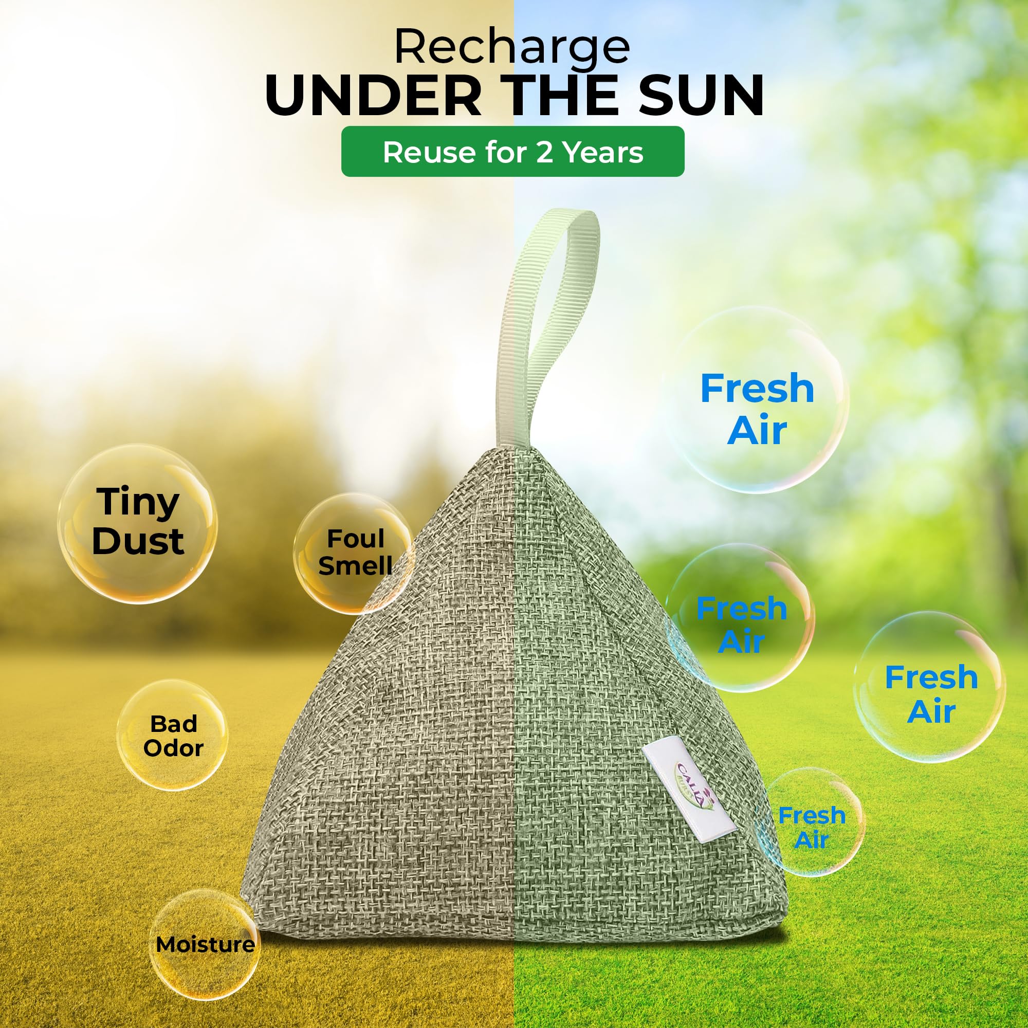 Bamboo Charcoal Air Purifier Bags - Natural Odor Eliminator for Home, Car, Closet, Pet Areas | Activated Charcoal Deodorizer | Reusable & Eco-Friendly Air Freshener (4 Pack, 200g) - Perfect for Bedrooms, Bathrooms, Shoes, and Refrigerators