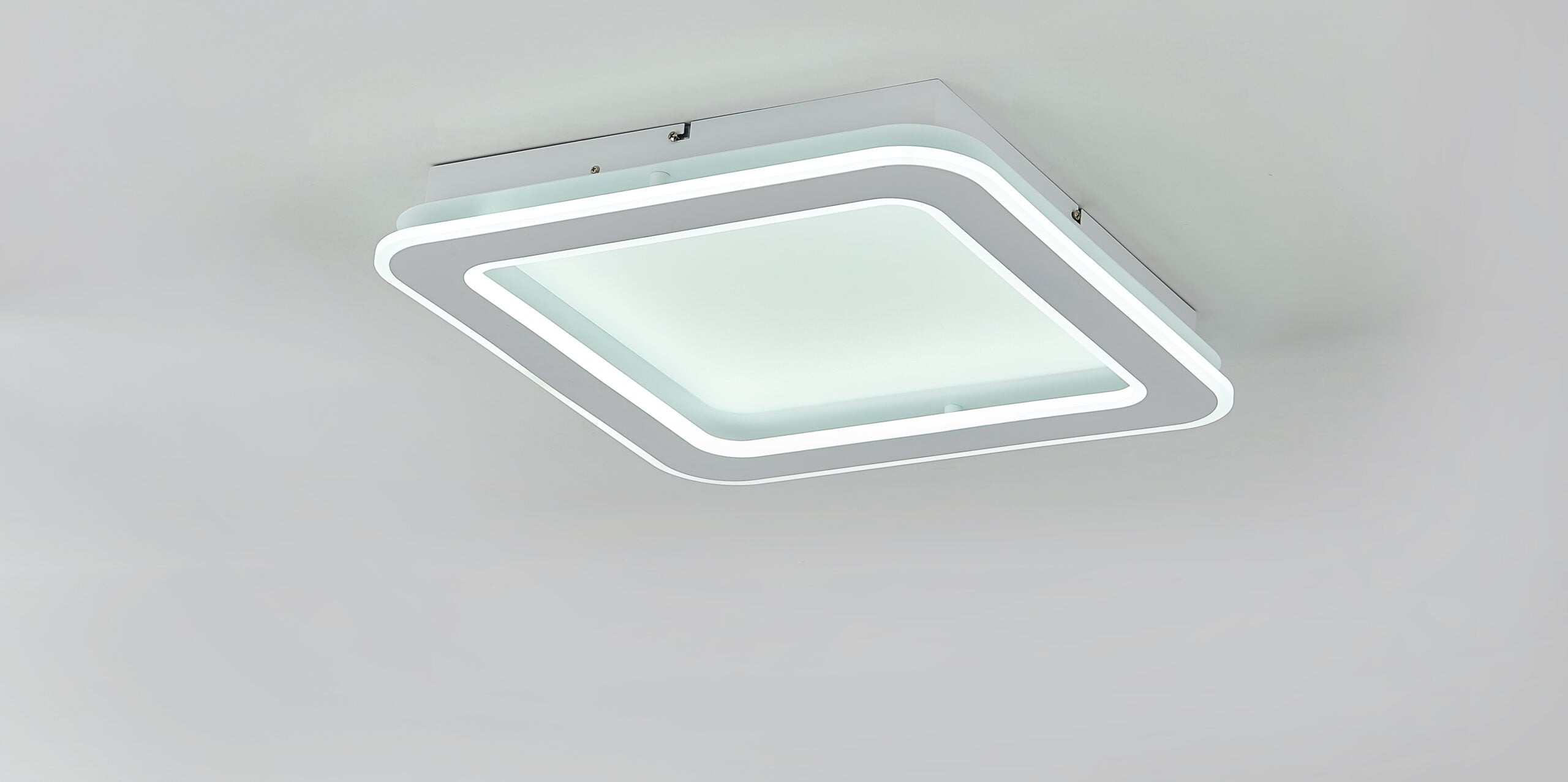 50W Square Small Athens Oyster LED CCT Recessed Light - Dimmable Ceiling Light Fixture for Kitchen, Bathroom, Living Room & Bedroom Lighting
