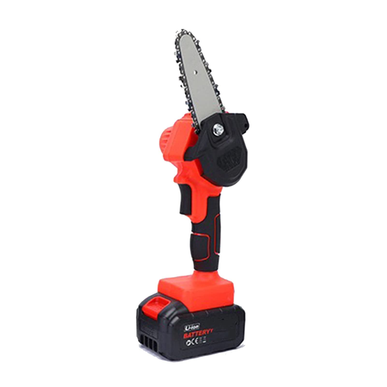 **Cordless Mini Chainsaw 4-Inch with 2 Batteries & Chains - Portable Electric Handheld Chainsaw for Gardening, Tree Branch Cutting, Wood Pruning, Orchard Work - Ideal for Men & DIY Enthusiasts (Perfect for Yard Maintenance, Firewood Prep, and Landscaping Projects)**