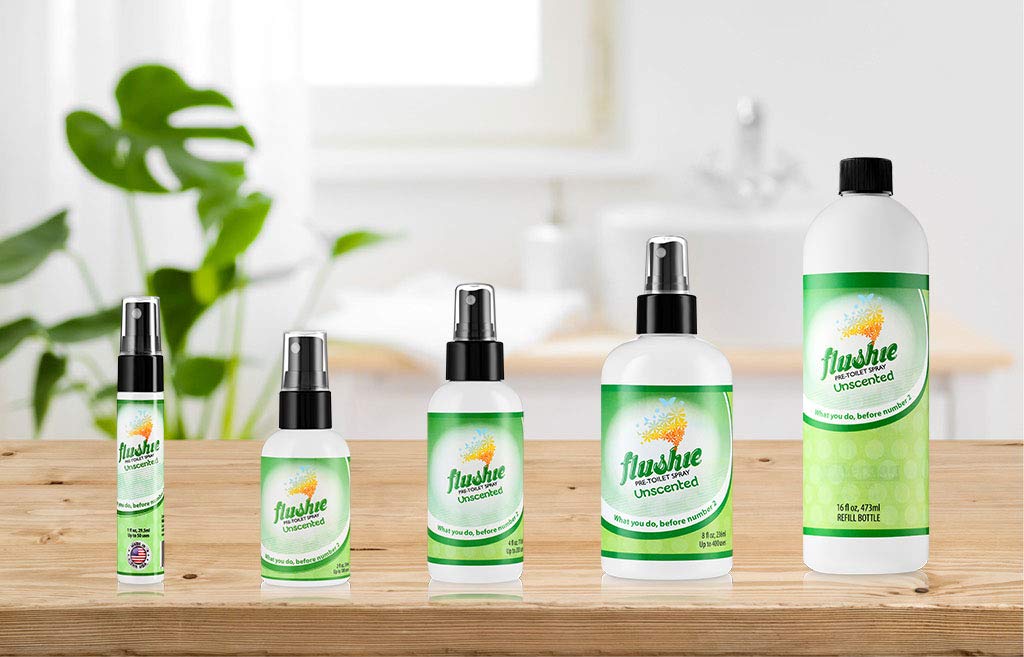 Travel Size Poop Odor Eliminator Spray - Portable Toilet Deodorizer for Bathroom & Travel Essentials | Freshen Air After Using Restroom, Perfect for Camping, Road Trips & Public Toilets
