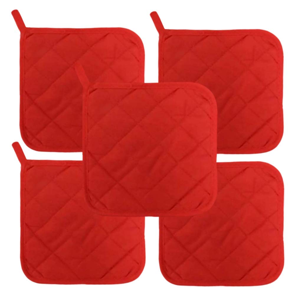 100% Cotton Heat Resistant Pot Holders - 8