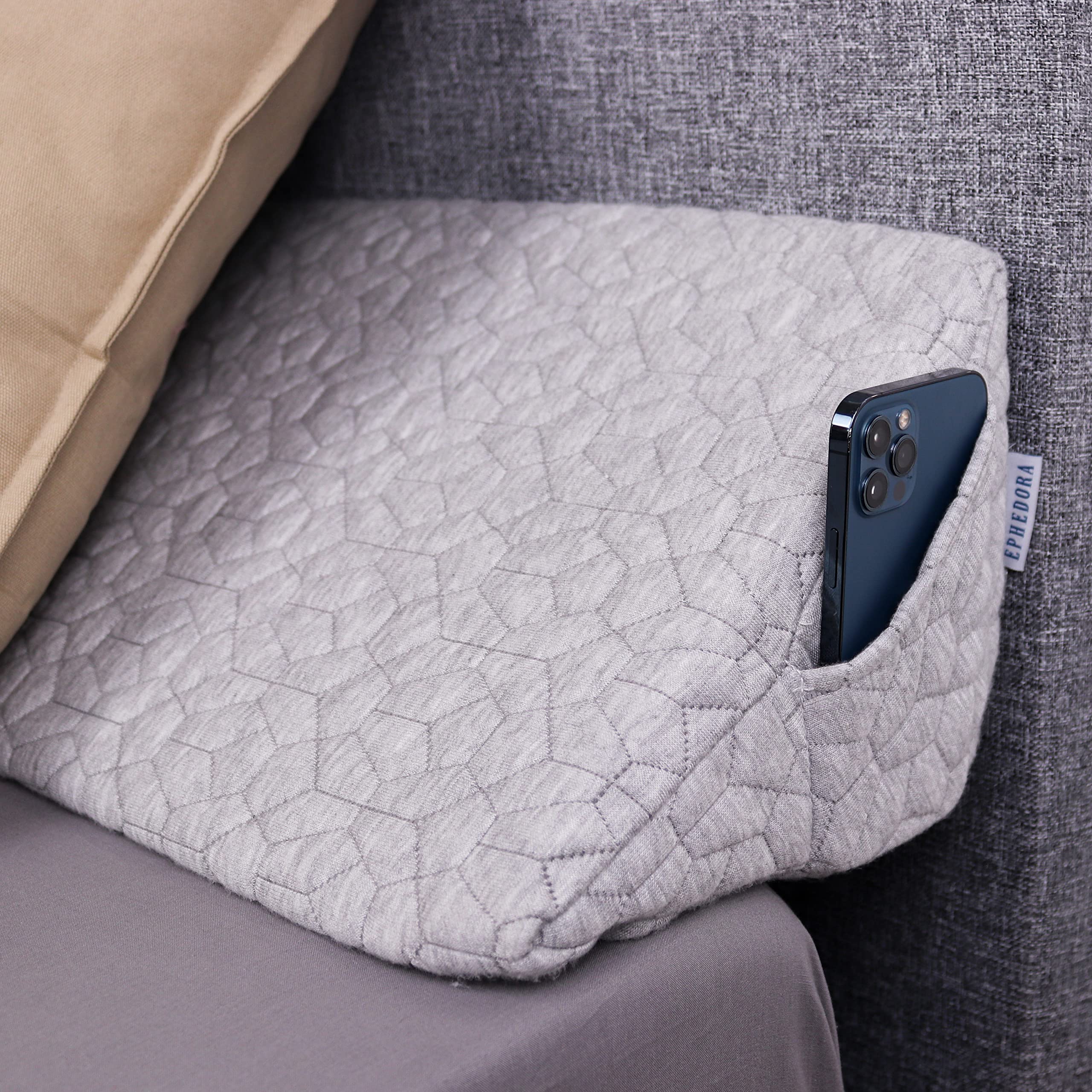 Bed Wedge Pillow for Headboard Gap Filler | Twin & Twin XL Size Memory Foam Triangle Bolster Pillow | Washable Cover | 5 Sizes | Perfect for Filling Gaps Between Headboard and Mattress | Ideal for Back Support, Reading in Bed, and Preventing Items from Falling Behind Bed