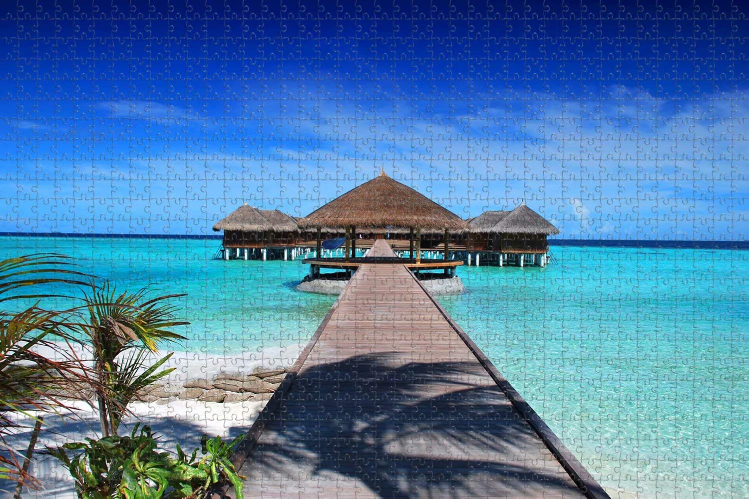 1000-Piece Sheraton Full Moon Island Maldives Jigsaw Puzzle for Adults – Perfect Travel Souvenir & Home Decor Gift for Puzzle Lovers | Relaxing Activity for Stress Relief & Family Game Night