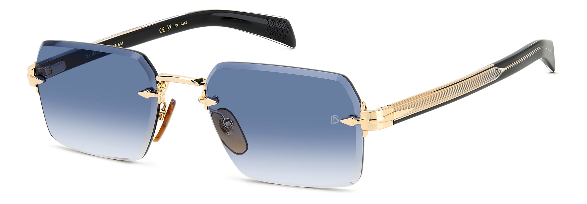 David Beckham DB7109/S Men's Sunglasses - Polarized UV Protection Aviator Style for Driving, Outdoor Sports & Fashion