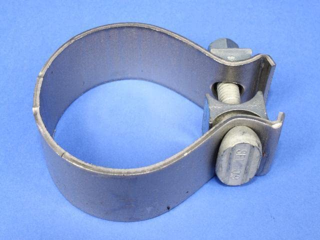 Mopar 5539 8182AA Exhaust Clamp - Heavy Duty Stainless Steel Replacement for Dodge Ram Jeep - Perfect for Off-Roading & Towing