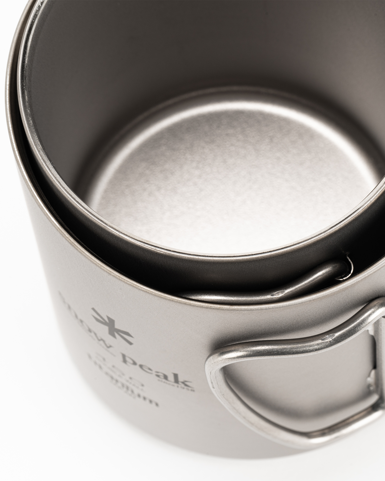 Double Wall Insulated Titanium Camping Mug 450ml - Lightweight & Durable for Outdoor Hiking, Travel & Hot/Cold Beverages