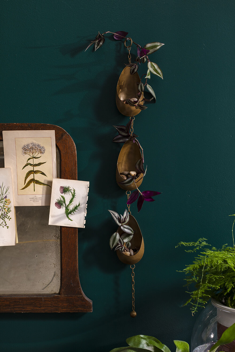 Ramble Tillandsia Holder - 3.25x31 Inch Air Plant Display Stand for Home & Office Decor | Perfect for Living Room, Bedroom, or Desk Decorations
