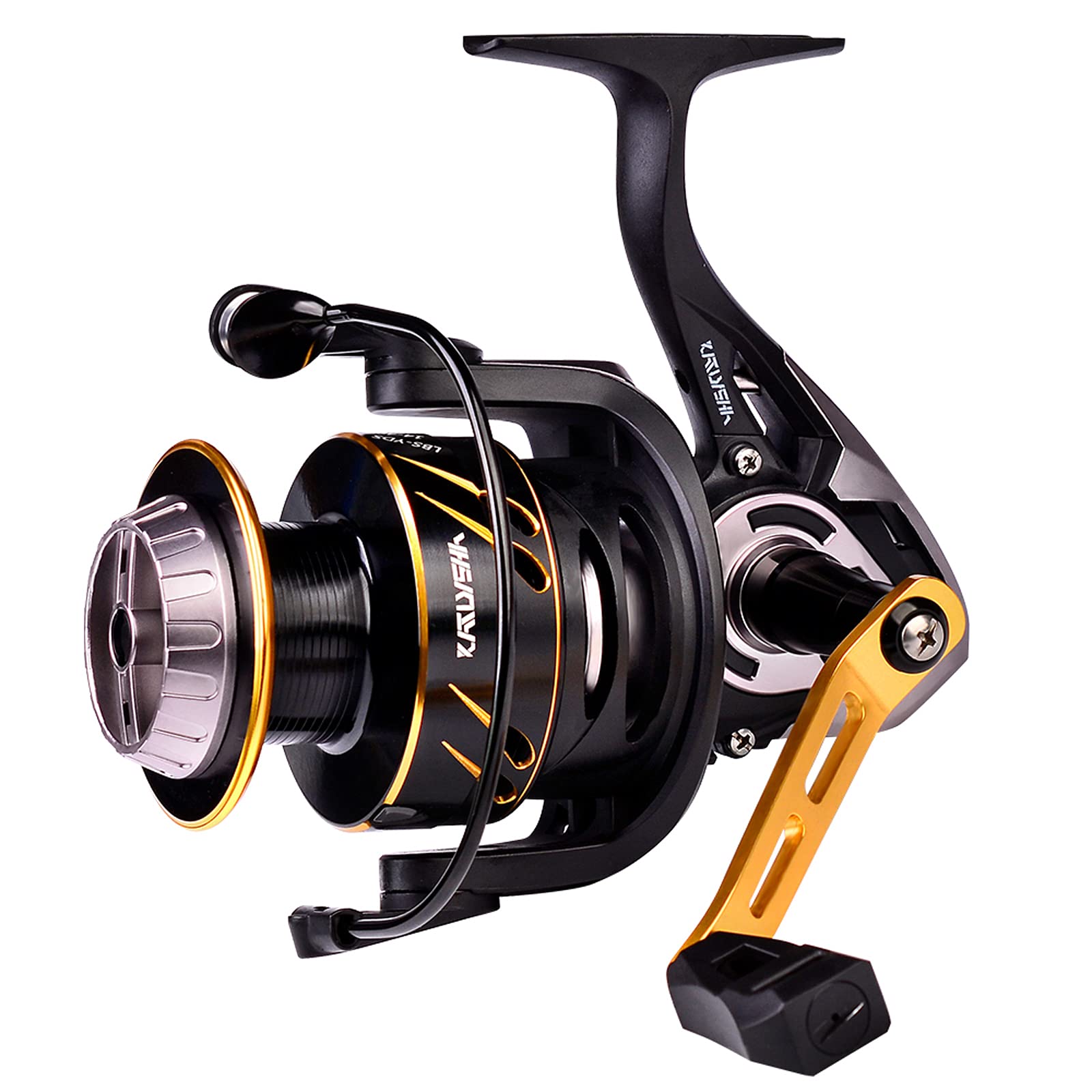 Premium Carbon Fiber Spinning Fishing Reel - Lightweight Aluminum Spool with Smooth Drag System for Saltwater & Freshwater (Size 2000-6000) - Ideal for Carp, Bass, and Offshore Fishing Adventures