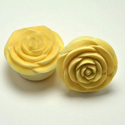 Rose Flower Ear Gauge Plugs (3/4