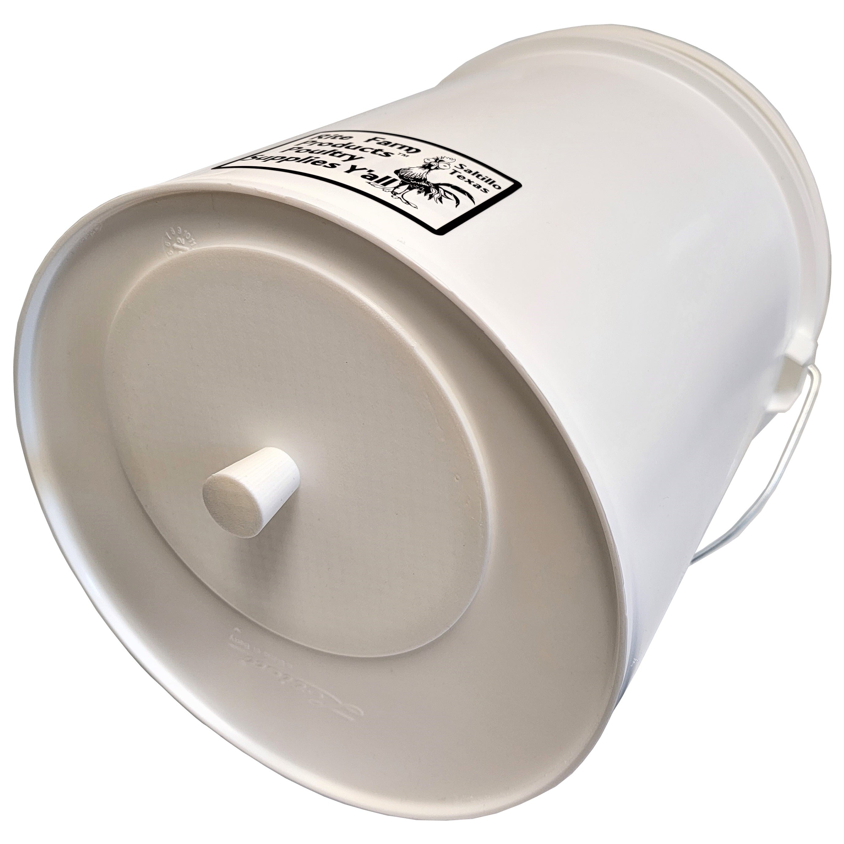 Chicken Nesting Box Bucket with Rear Access Cover Kit - Durable Laying Nest Pail for Backyard Chickens | Perfect for Coop Setup & Egg Collection