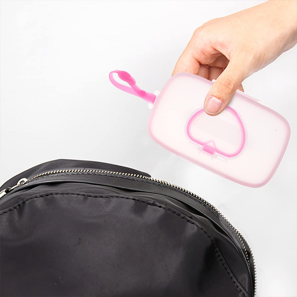 Refillable Travel Wipes Case 2-Pack - Portable Baby Wipe Holder & Wet Tissue Dispenser Pouch for On-the-Go Parents | Perfect for Diaper Bags, Strollers, Car Trips & Outdoor Adventures