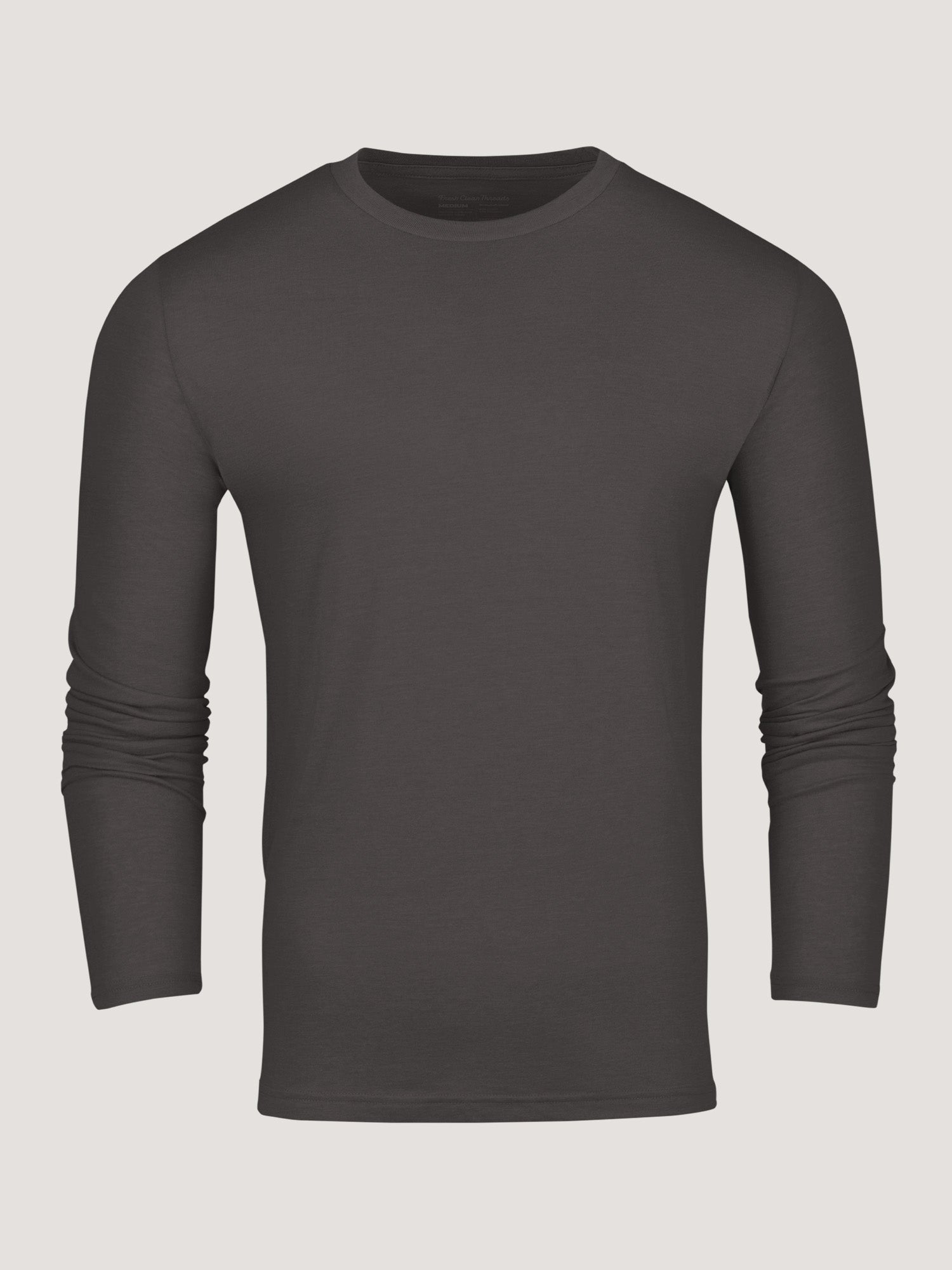 Men's Long Sleeve Crew Neck T-Shirt - Comfortable Cotton Blend Casual Shirt for Everyday Wear | Perfect for Work, Gym, and Outdoor Activities