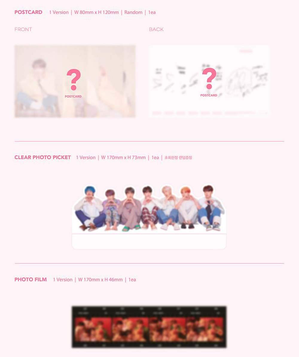 BTS (Version 4) Map of The Soul: Persona Album - Bangtan Boys CD with Poster, Photobook, Mini Book, Photocard Set, Postcard & Photo Film | K-Pop Collectors Edition + Bonus 6 Photocards | Perfect for ARMY Fans, Gift Giving & K-Pop Merch Collections