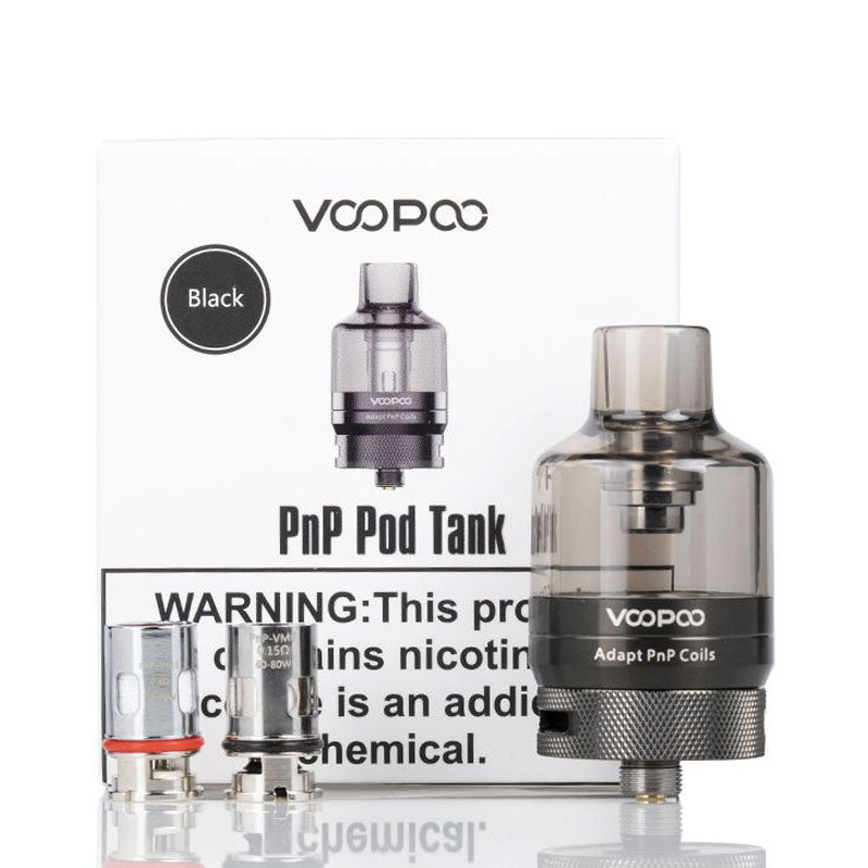 VOOPOO PnP Pod Tank Replacement - Compatible with Drag Series, Argus, Vinci - Leak-Proof Vape Pod Cartridge for Smooth & Flavorful Vaping Experience - Perfect for On-the-Go Use & Cloud Chasing