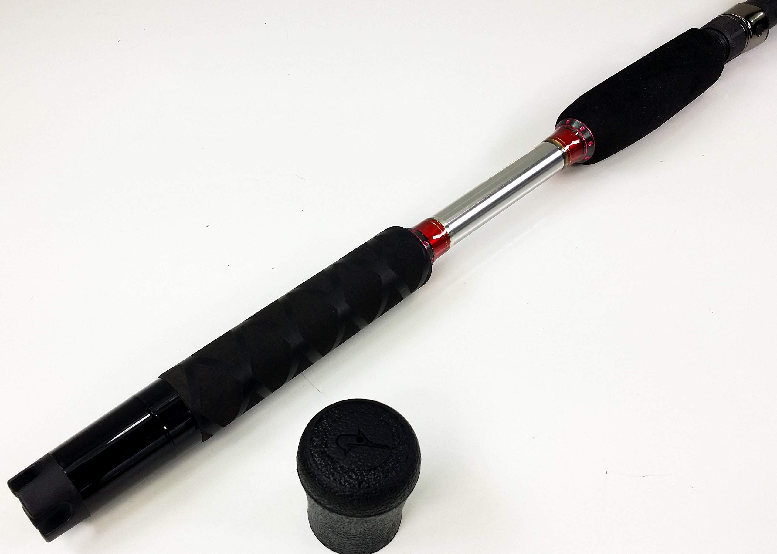 Carrot Stix Conventional Casting Jigging Saltwater Fishing Rod with Gimbal Butt - Perfect for Offshore Boat Fishing & Big Game Angling