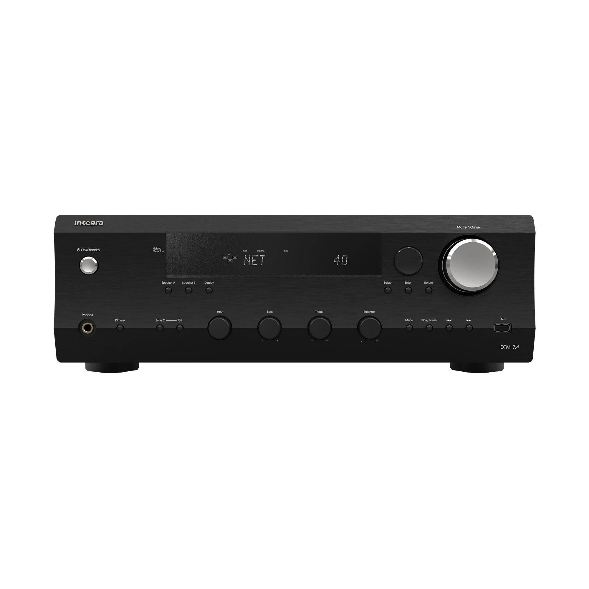 Integra DTM 7.4 Channel Network Stereo AV Receiver with HDMI 4K - Home Theater System for Movies & Music Streaming