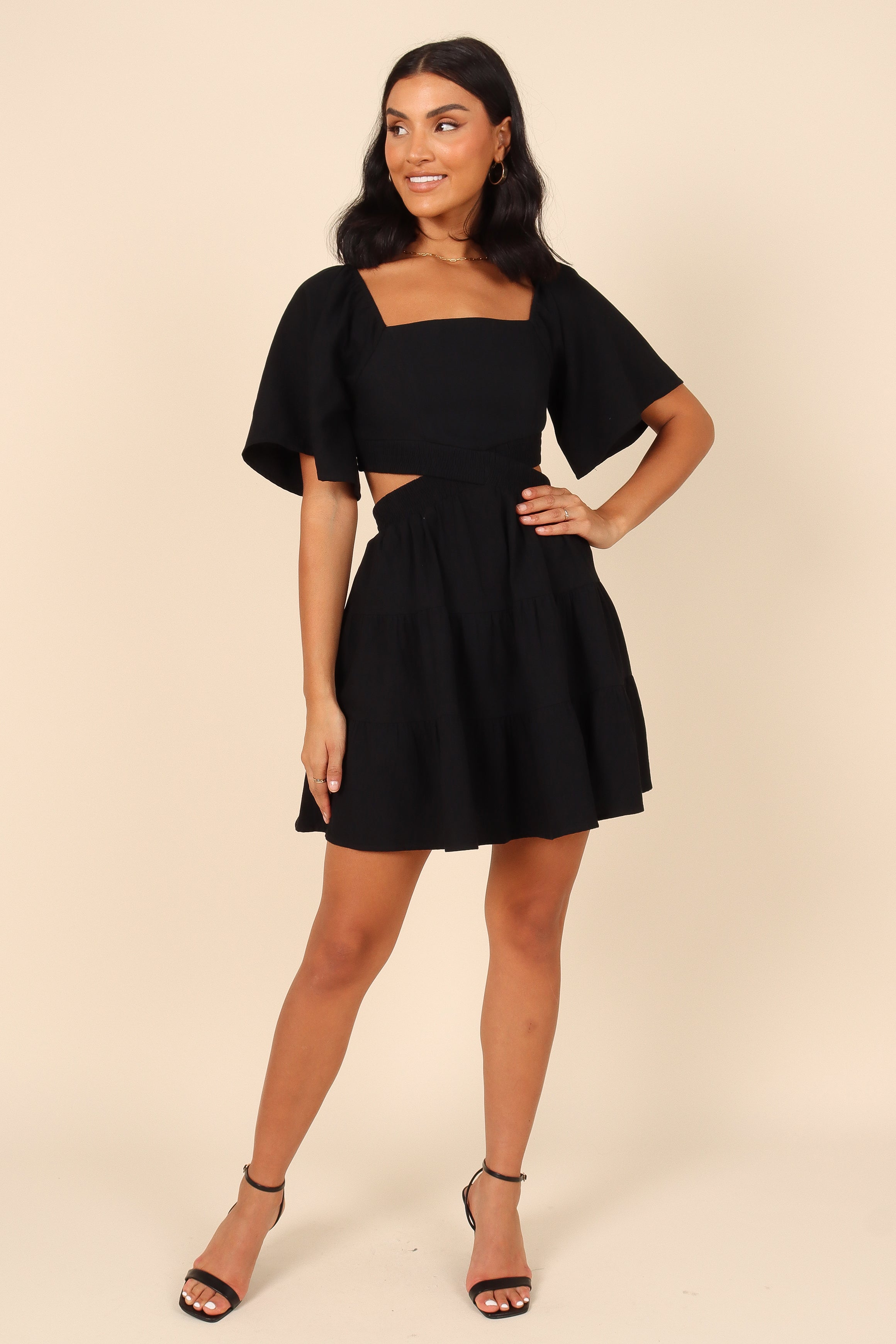Jordyn Cut Out Mini Dress - Black | Sexy Bodycon Party Dress for Women | Perfect for Night Out, Club, Date Night & Special Occasions