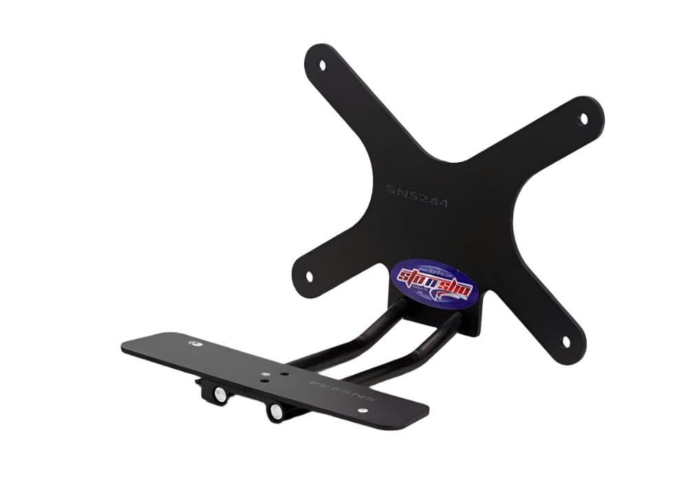 STO N SHO Front License Plate Bracket for 2020-2025 Porsche Taycan (SNS244) - No Drill Installation, Durable Car Accessory for Street Parking & Car Shows