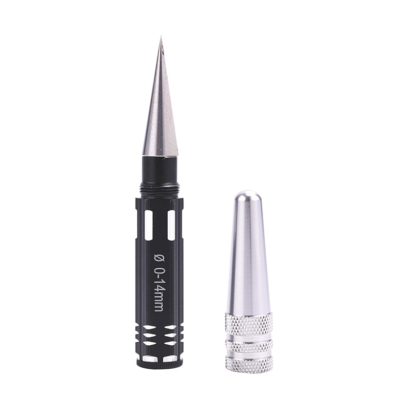 High Precision Metal Hole Puncher - 0-14mm Adjustable RC Drilling Tool for Tractor & Truck Body Shells | Perfect for DIY RC Model Building & Plastic Cabin Modifications