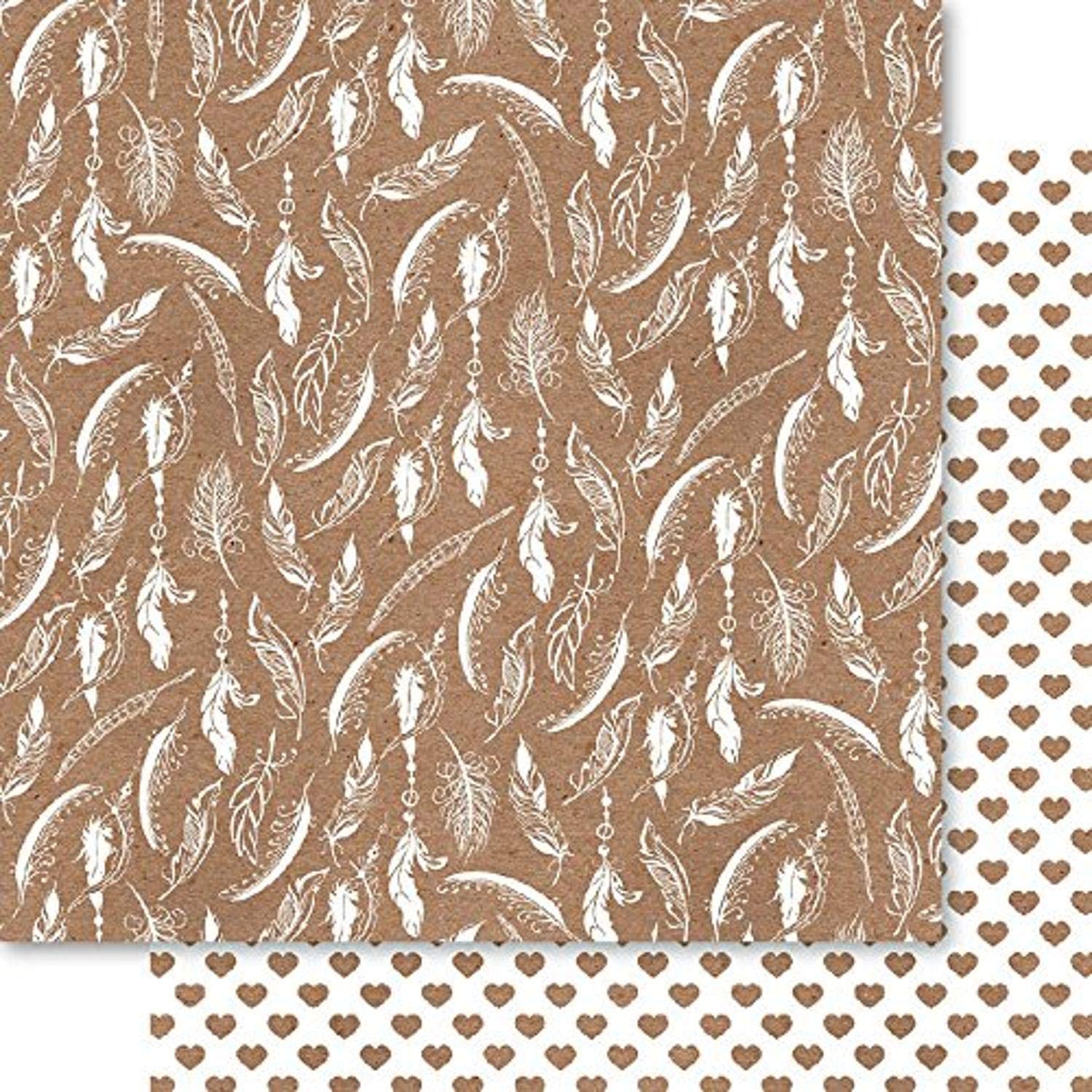 Ruby Rock-It Bella! Krafty Goodness Double-Sided Cardstock - 10 Sheets, 12x12 Inches, Premium Quality for Scrapbooking, Card Making & DIY Crafts