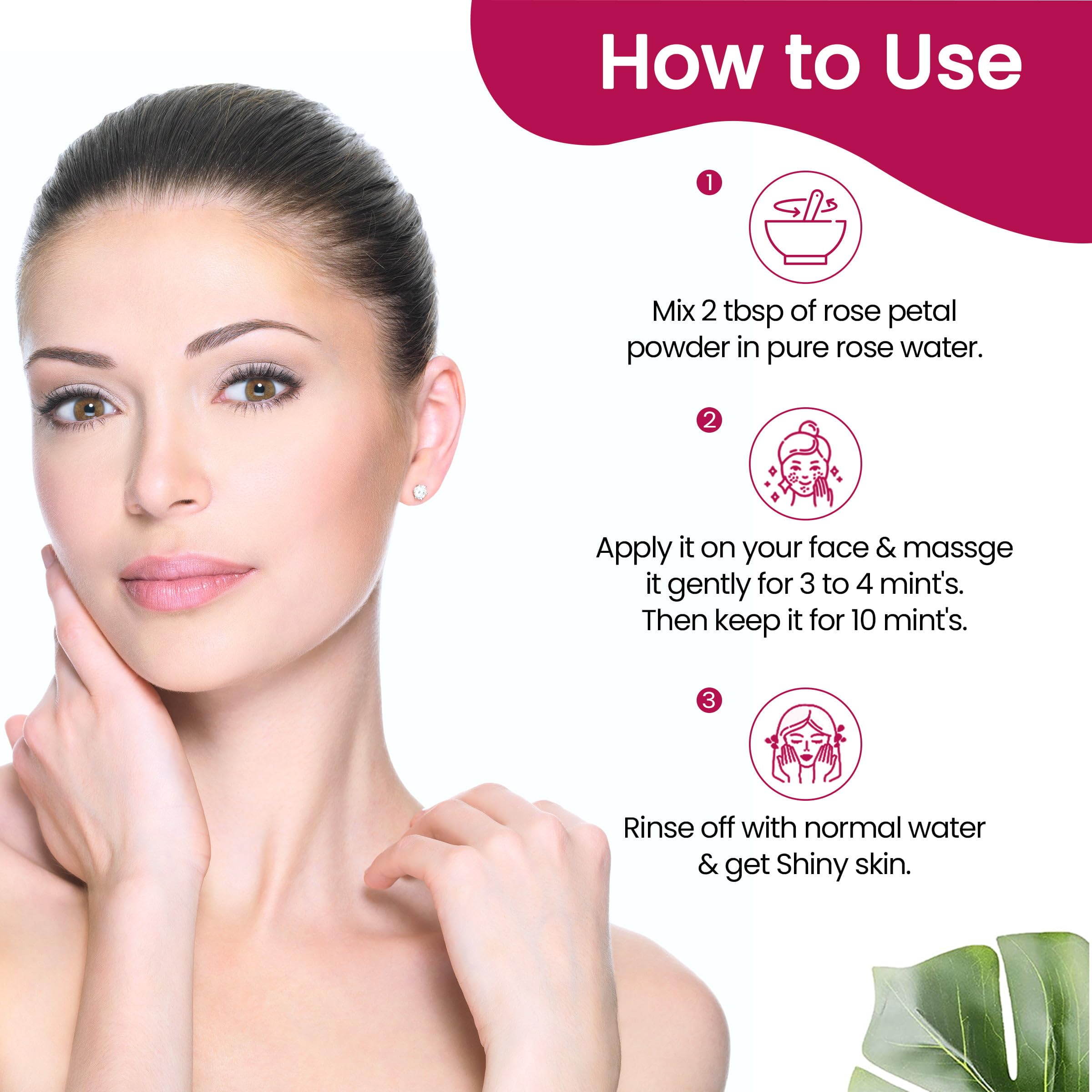 Heilen Biopharm Pink Rose Petal Powder - 100g | Natural Skincare & Body Nourishment | DIY Face Masks, Bath Soaks & Aromatherapy