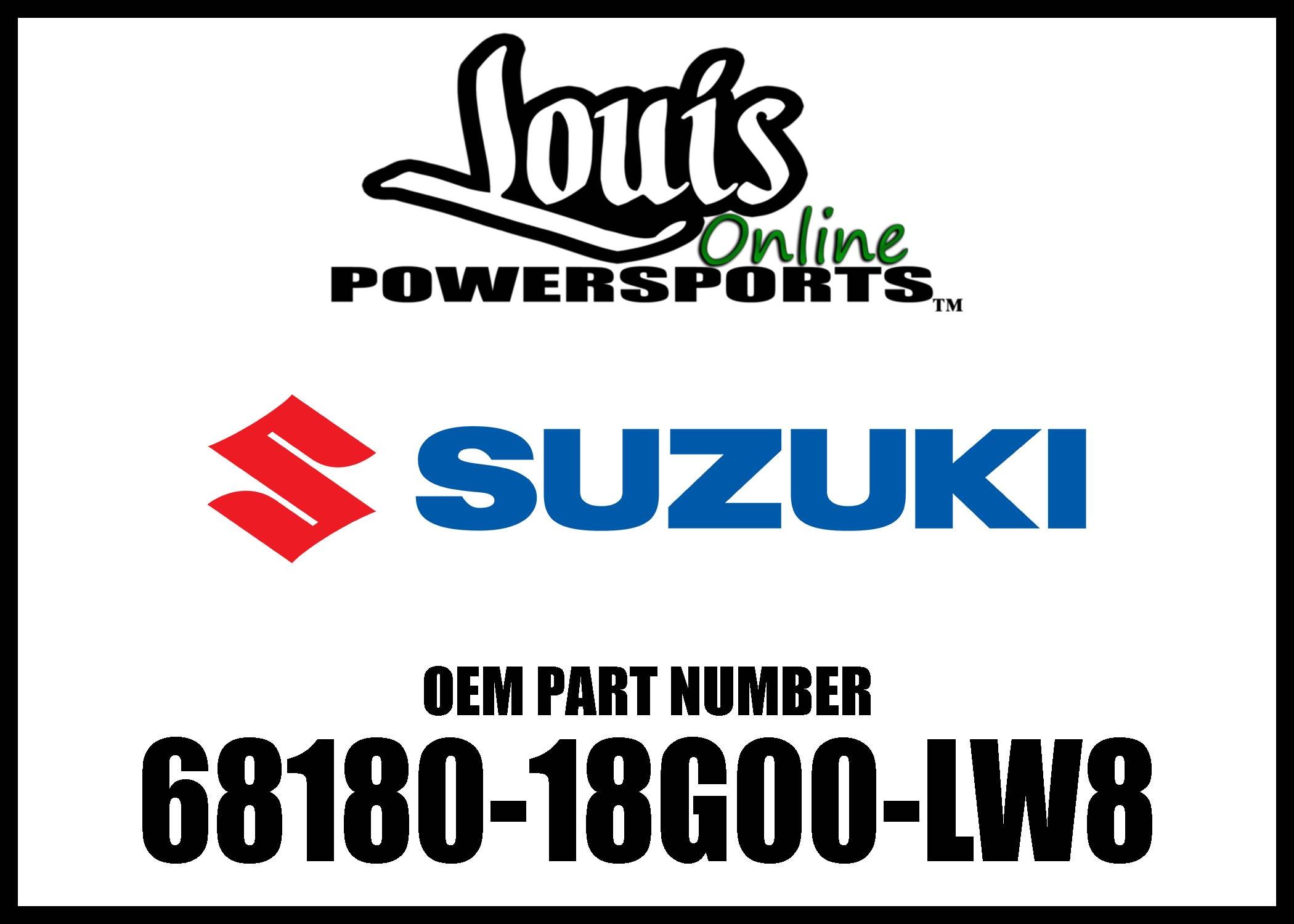 Original Suzuki 68180-18G00-LW8 Cowl Middle Tape Set - Genuine Replacement Part for Suzuki Vehicles - Perfect for Repair & Maintenance
