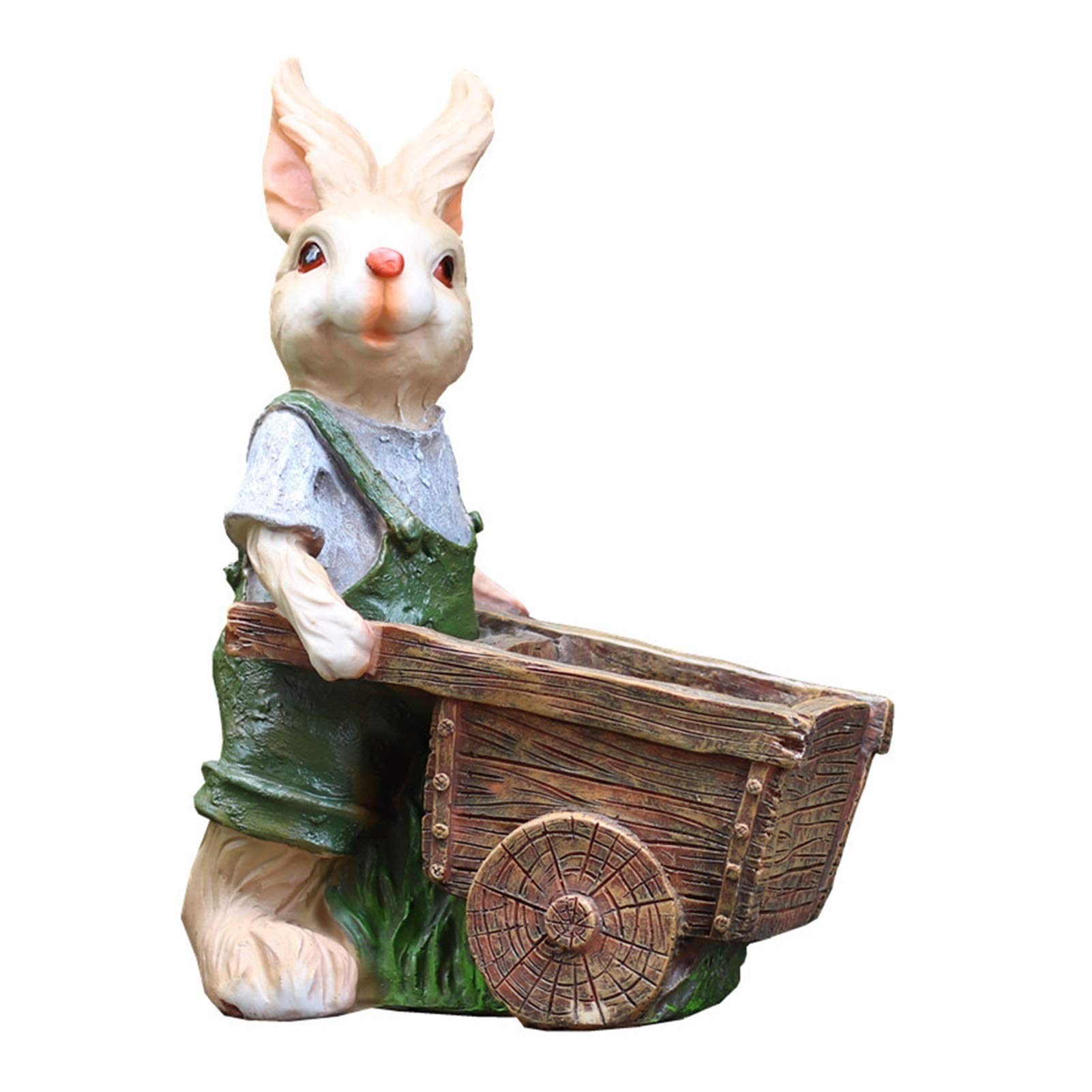 Creative Resin Bunny Succulent Planter - Cute Animal Flower Pot for Plants, Home & Office Decor - Perfect for Gardening, Desktop, Lawn & Aisle Decoration