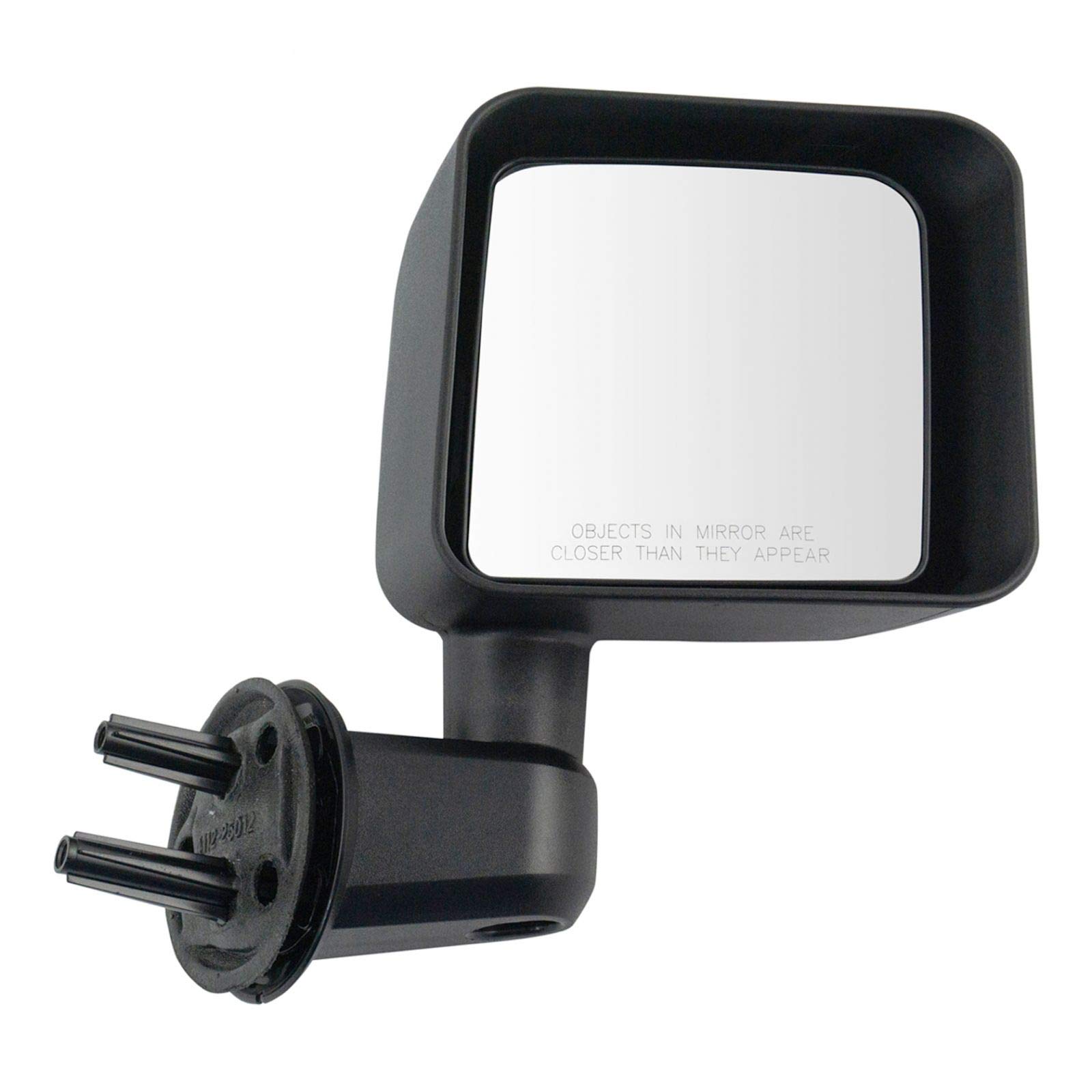 Jeep Wrangler Side Mirror Set - Manual Driver & Passenger Replacement for 2007-2018 JK Models (CH1320271 CH1321271) | Durable Off-Road Accessories for Adventure & Daily Commuting