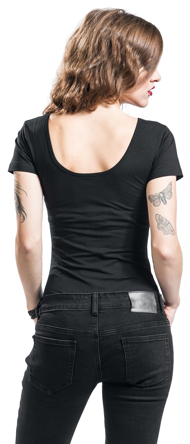 Women's Stretch Jersey Bodycon Dress in Black - Size M - Perfect for Night Out, Party & Casual Wear