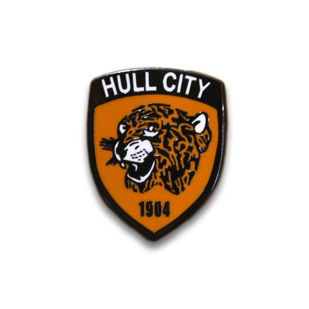 Hull City FC Pin Badge - Official Football Club Enamel Lapel Pin - Perfect for Fans, Collectors & Gifts - Wear on Jackets, Hats, Bags & Scarves