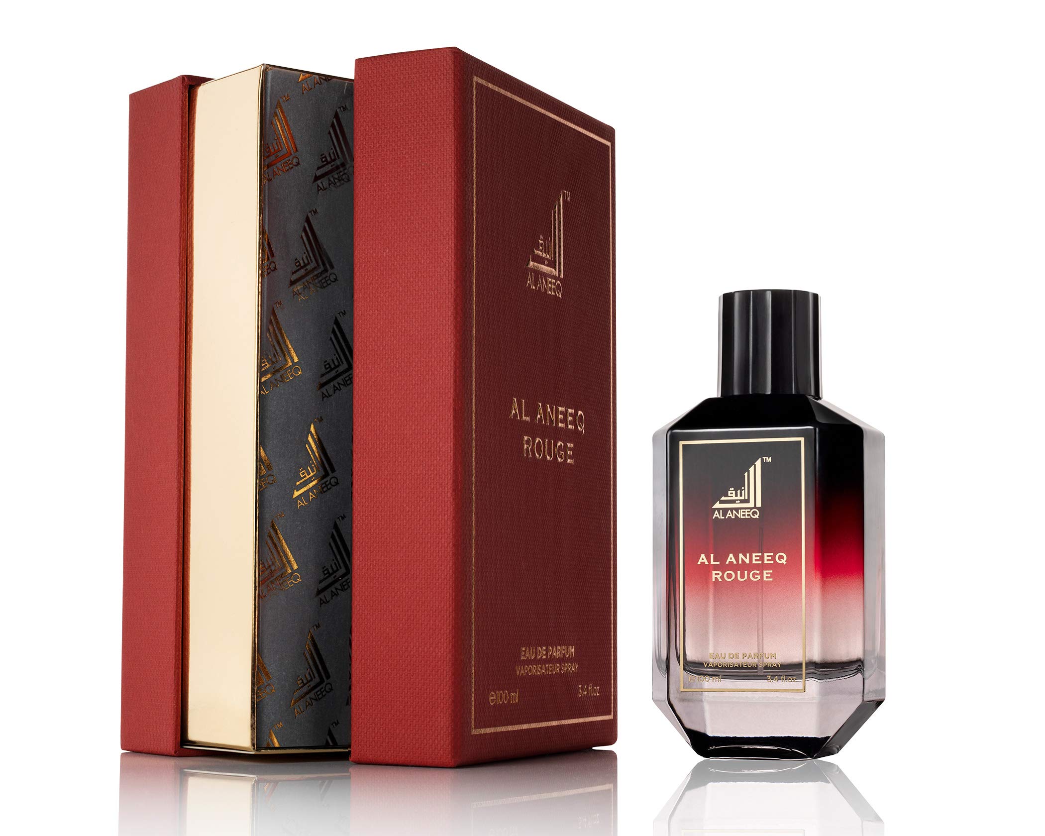 Al Aneeq Rouge Perfume for Men & Women - 100ml Eau de Parfum - Long Lasting Luxury Fragrance for Date Night, Office & Special Occasions
