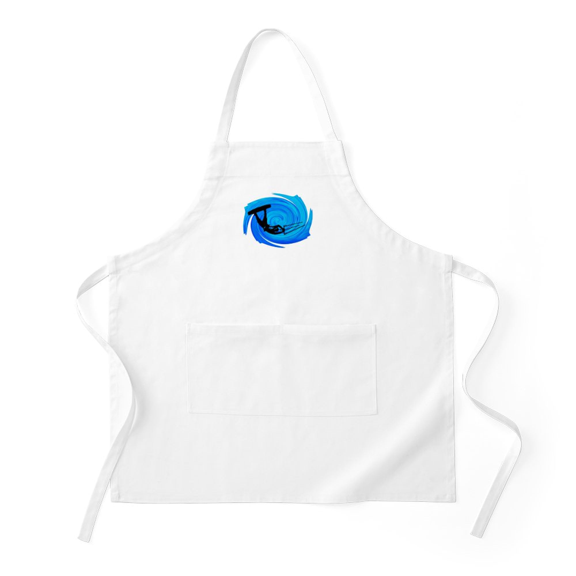 **CafePress KITEBOARD Kitchen Apron with Pockets - Adjustable Grilling & Baking Apron for BBQ, Cooking, and Baking - Perfect for Chefs, Home Cooks, and Outdoor Grilling**