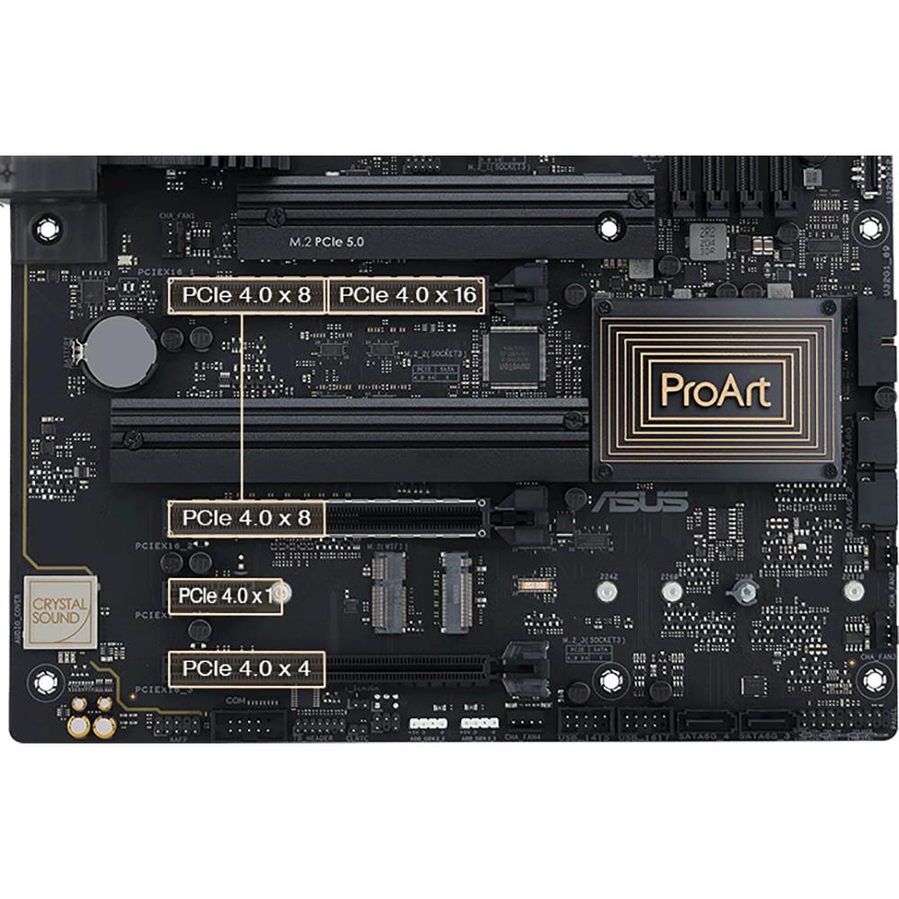 ASUS PROART B650 CREATOR Motherboard - AMD AM5 Socket, DDR5, PCIe 5.0 - Ideal for Content Creation, Video Editing & 3D Rendering Workstations