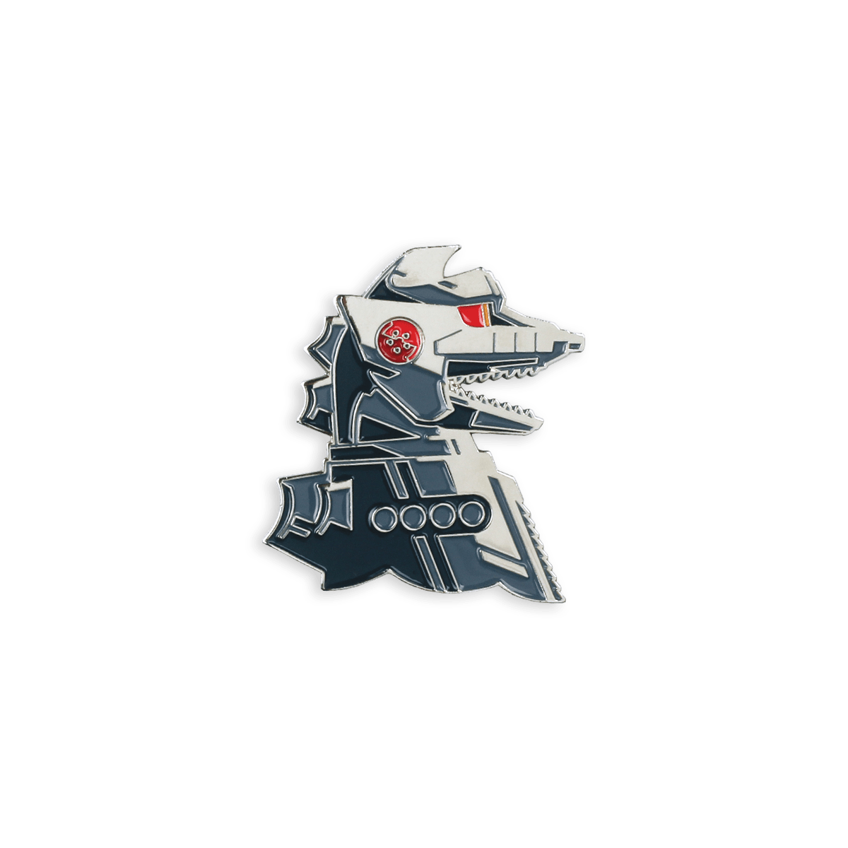Mechagodzilla Metal Enamel Pin - Anime Robot Kaiju Collectible Badge for Backpacks, Jackets & Cosplay - Perfect Gift for Godzilla Fans & Pin Collectors