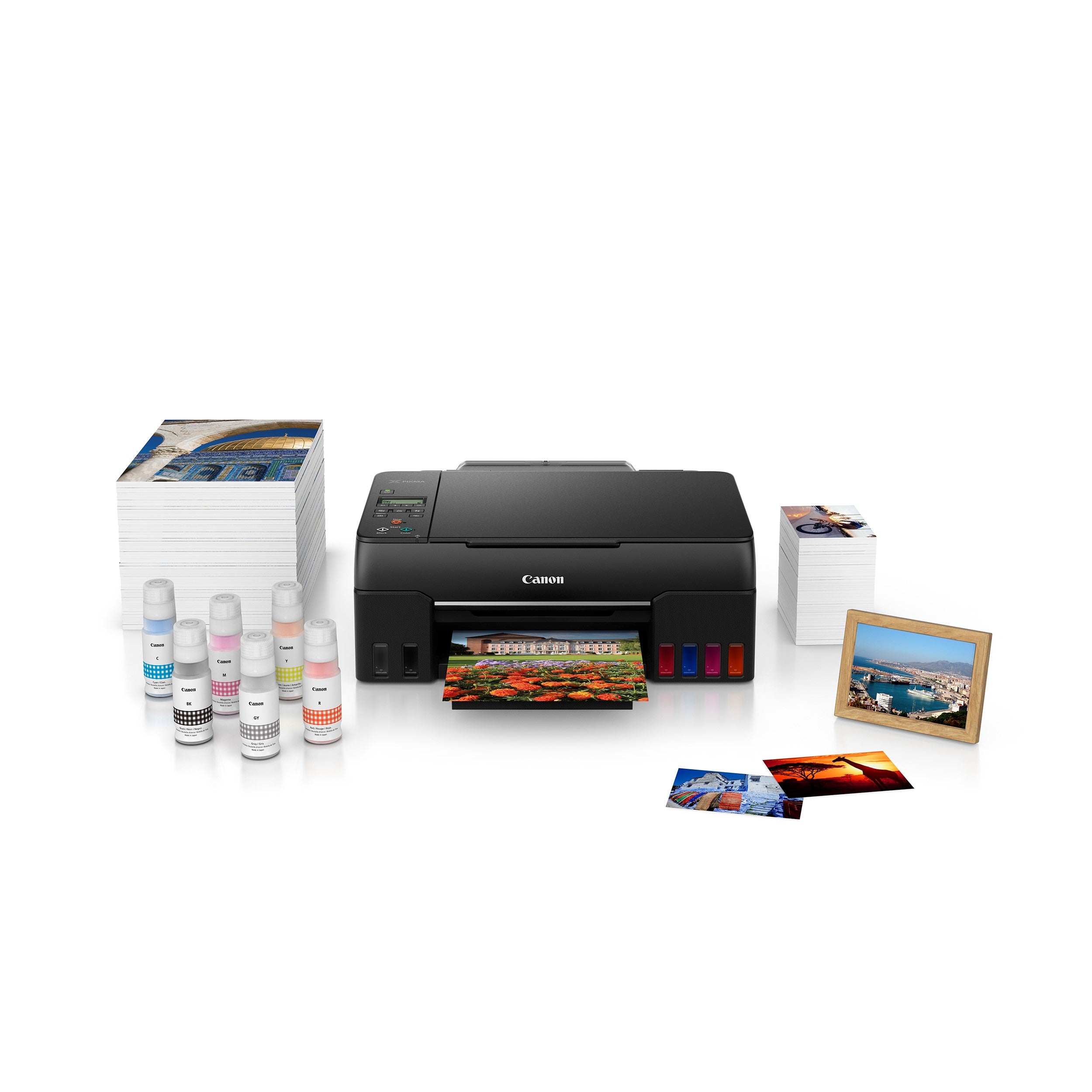 Canon PIXMA G670 Wireless All-in-One Inkjet Photo Printer with 6-Color System - Ideal for Home, Office & Photo Printing
