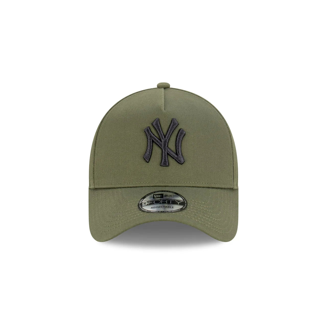 New Era 940 A-Frame New York Yankees MLB Snapback Cap - Olive & Black Adjustable Hat for Baseball Fans, Streetwear Fashion & Sports Events
