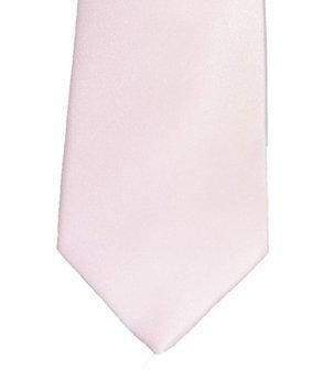 Cavani Pink Plain Satin Tie Set for Men - Classic Formal Necktie for Weddings, Business & Special Occasions