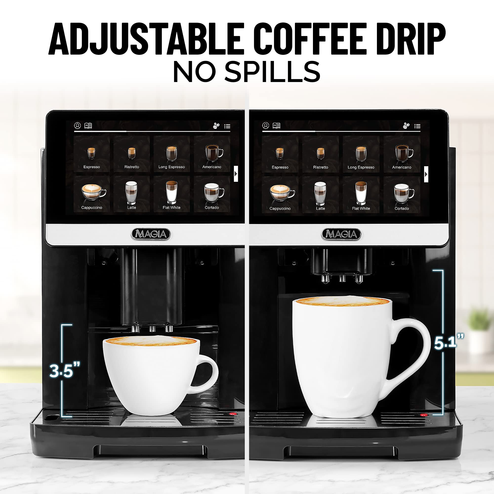 Zulay Magia Super Automatic Coffee Espresso Machine with Built-in Grinder - 7