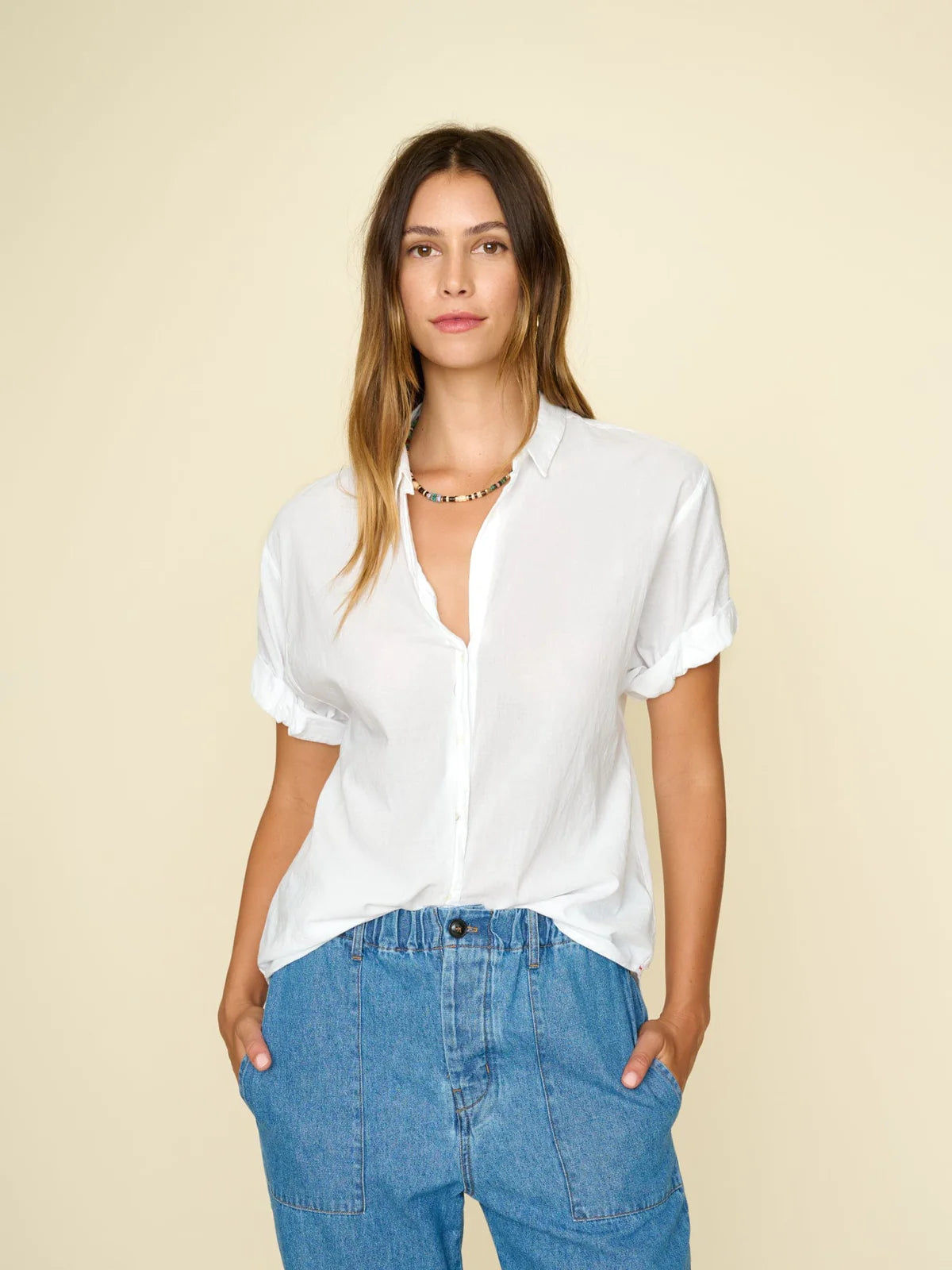 Men's Classic White Channing Shirt - Slim Fit Casual Button Down Shirt for Business & Date Night | Office Wear, Wedding Guest Outfit, Smart Casual Attire