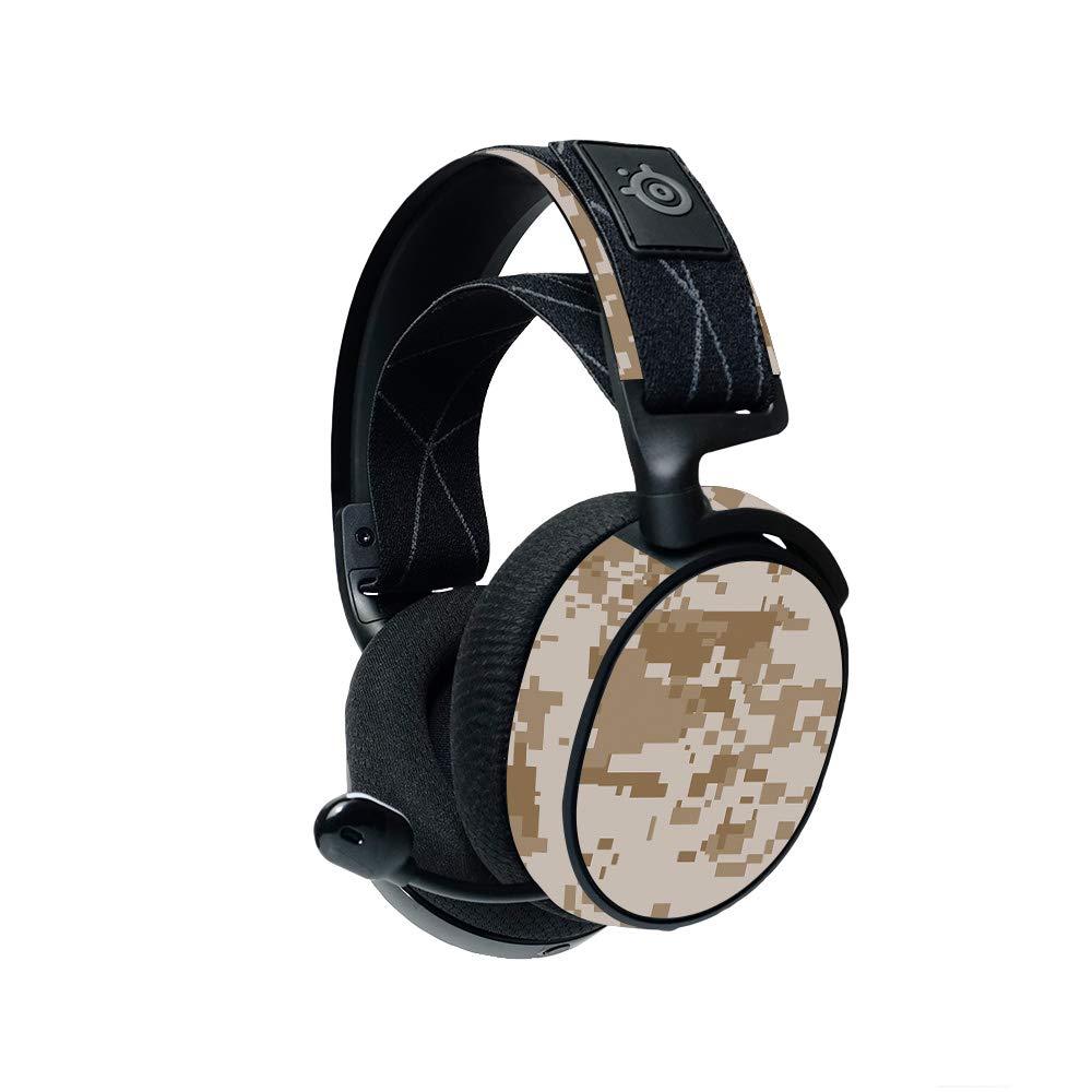 MightySkins Steelseries Arctis 7 Gaming Headset Skin (2019) - Desert Camo Vinyl Decal | Protective & Durable Cover | Easy to Apply & Remove | Made in USA | Perfect for Gaming, Streaming & Customizing Your Headset