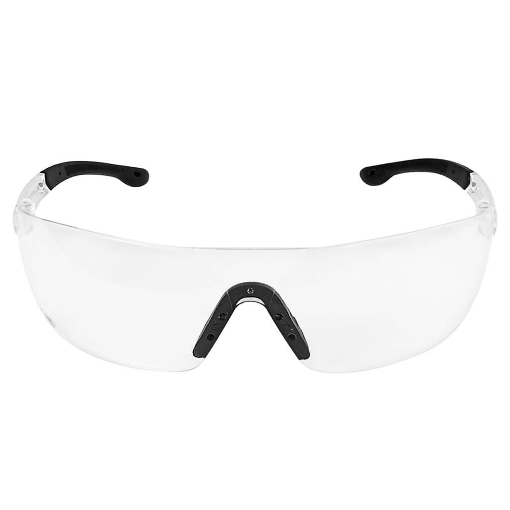 DuraDrive Clear Lens Anti-Scratch Anti-Fog Wrap Around Safety Glasses - Perfect for Construction, Woodworking, and DIY Projects