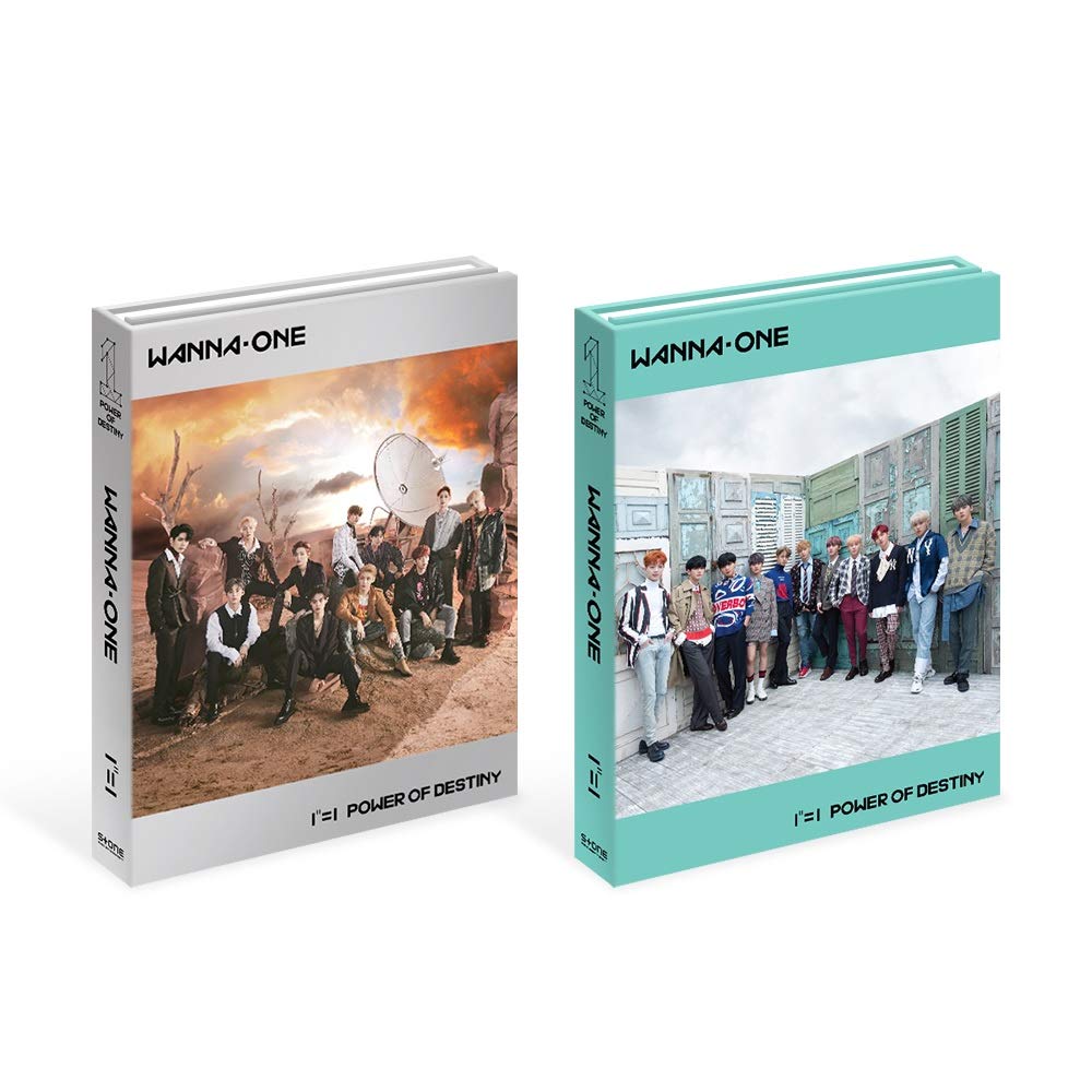 Wanna ONE - 1¹¹=1 Power of Destiny [Adventure+Romance ver. Set] K-Pop Album with 2CDs, Photobook, Stickers, Photocards, Golden Ticket & Posters - Perfect for K-Pop Collectors and Fans of Korean Music