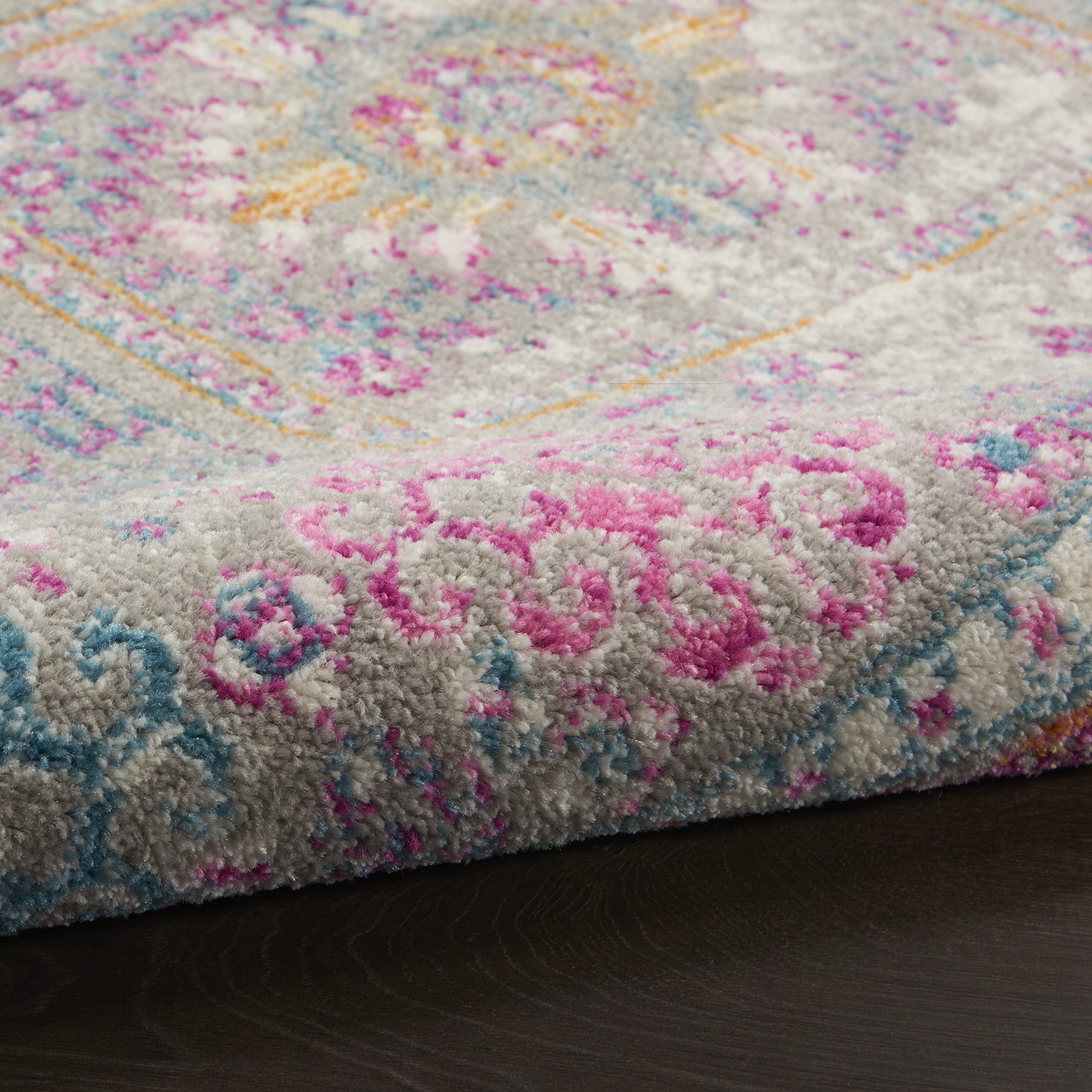 Nourison Passion Bohemian Grey/Multi 3'9