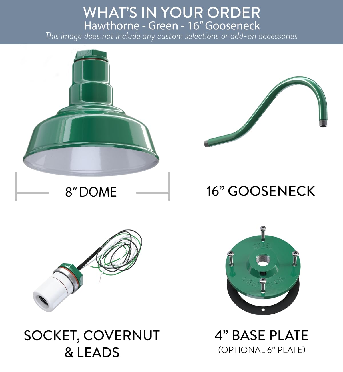 Steel Lighting Co. Hawthorne Barn Light - 8