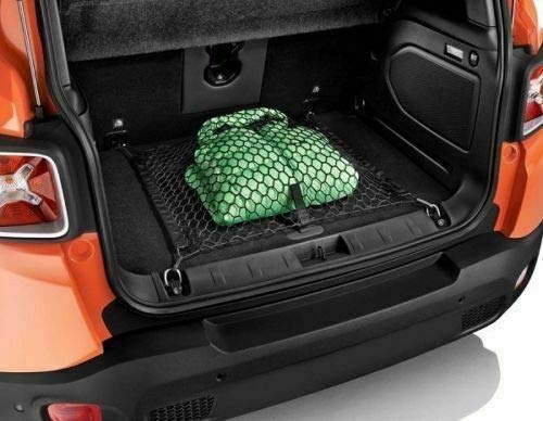 Premium Elastic Mesh Trunk Organizer Cargo Net for Jeep Compass 2007-2023 - SUV Floor Storage Solution - Heavy Duty Vehicle Carrier for Travel, Camping & Road Trips
